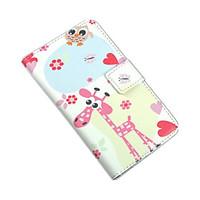 Plum Owl PU Leather Full Body Protection Cover with Stand and Card Slot for Nokia Lumia N625