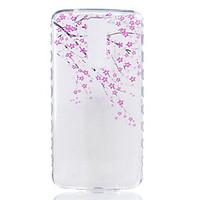 Plum Pattern Tpu Material Highly Transparent Phone Case For LG K7 K8 K10 G5