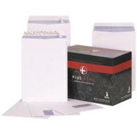 Plus Fabric Envelope 120gsm Peel and Seal C4 White R10006 Pack of 25