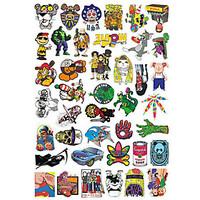 Plastic Stickers Decals Fashion Trainer
