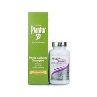 Plantur 39 Caffeine Shampoo For Coloured Hair & Medigro Advanced Supplement for Women Pack