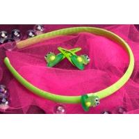 plastic frog hairband clip