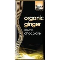 plamil foods ltd no gm soya organic ginger chocolate 100g