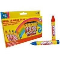 play doh 12 maxi wax crayon set cpdo003