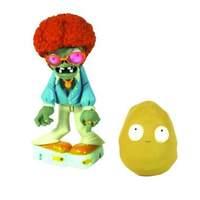 plants vs zombies 3 inch disco zombie and wall nut figure