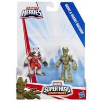 Playskool Heroes Marvel Super Hero Adventures Groot and Rocket Raccoon
