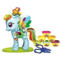 play doh my little pony rainbow dash style salon playset