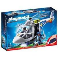 Playmobil - Police Helicopter With Led Searchlight