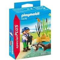 Playmobil Young Explorer with Otters Toy