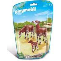 Playmobil 6643 City Life Zoo Okapi Family