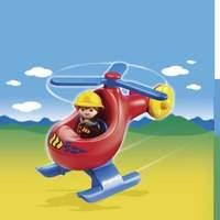 Playmobil 1.2.3 Fire Rescue Helicopter