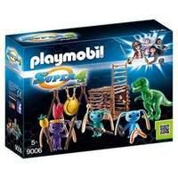 Playmobil Super 4 Alien Warrior with T-Rex Trap