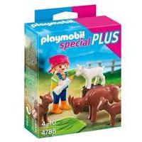 Playmobil Girl with Goats