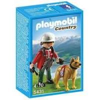 Playmobil Mountain Rescuer with Search Dog