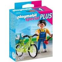 Playmobil 4791 Specials Plus Handyman with Bike
