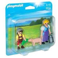 Playmobil Country Woman and Boy Duo Pack