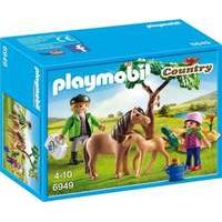 Playmobil Vet with Pony and Foal Toy