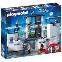 playmobil police headquarters with prison