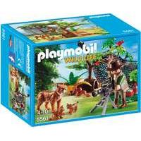 Playmobil 5561 Wildife Adventure Tree House Lynx Family with Cameraman