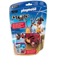 Playmobil 6163 Red Interactive Cannon with Buccaneer