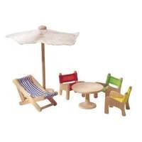 Plan Toys Patio Furniture Accessory Set