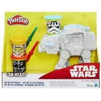 play doh star wars at at attack with can heads by play doh