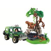 playmobil wild life jungle animals and off road vehicle jeep 5416