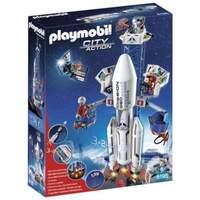 playmobil 6195 space rocket with launch site and lights and sound