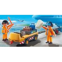 Playmobil Aircraft Tug with Ground Crew: (5396)