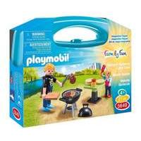 playmobil barbecue bbq carry case small