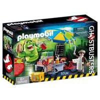 Playmobil 9222 Ghostbusters Hot Dog Stand with Slimer