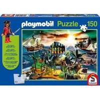 playmobil pirate island jigsaw with figure 150pc