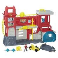 playskool heroes transformers rescue bots griffin rock firehouse headq ...