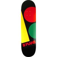 Plan B Team Massive Skateboard Deck - Rasta 8.375\
