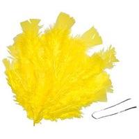 Playbox - Easter Feathers With Wire (yellow) - 48 Pcs