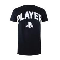 PlayStation Men\'s Player T-Shirt - Black - L