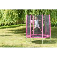 Plum 6ft Trampoline and Enclosure in Pink