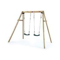 Plum Wooden Double Swing