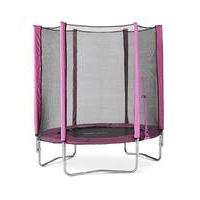 plum 6ft pink trampoline enclosure