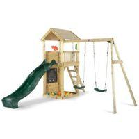 Plum Outdoor Wooden Lookout Tower with Swing Arm