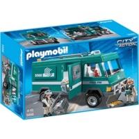 playmobil city action money transport vehicle 5566