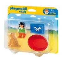 Playmobil 123 Girl With Dog (6796)