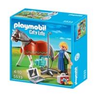 Playmobil X-vet With Appaloosa Horse Vet Animal (5533)