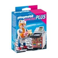 Playmobil Waitress with Cash Reg...