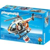 playmobil fire fighter helicopter 5542