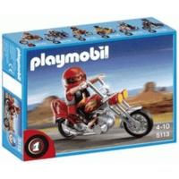 Playmobil Chopper Motorcycle with Rider (5113)
