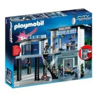 playmobil police station with alarm system 5182