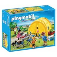 playmobil family camping holiday 5435