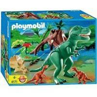Playmobil T-Rex with Velocirapto...