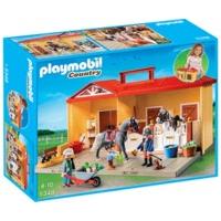 playmobil my take along horse stable 5348